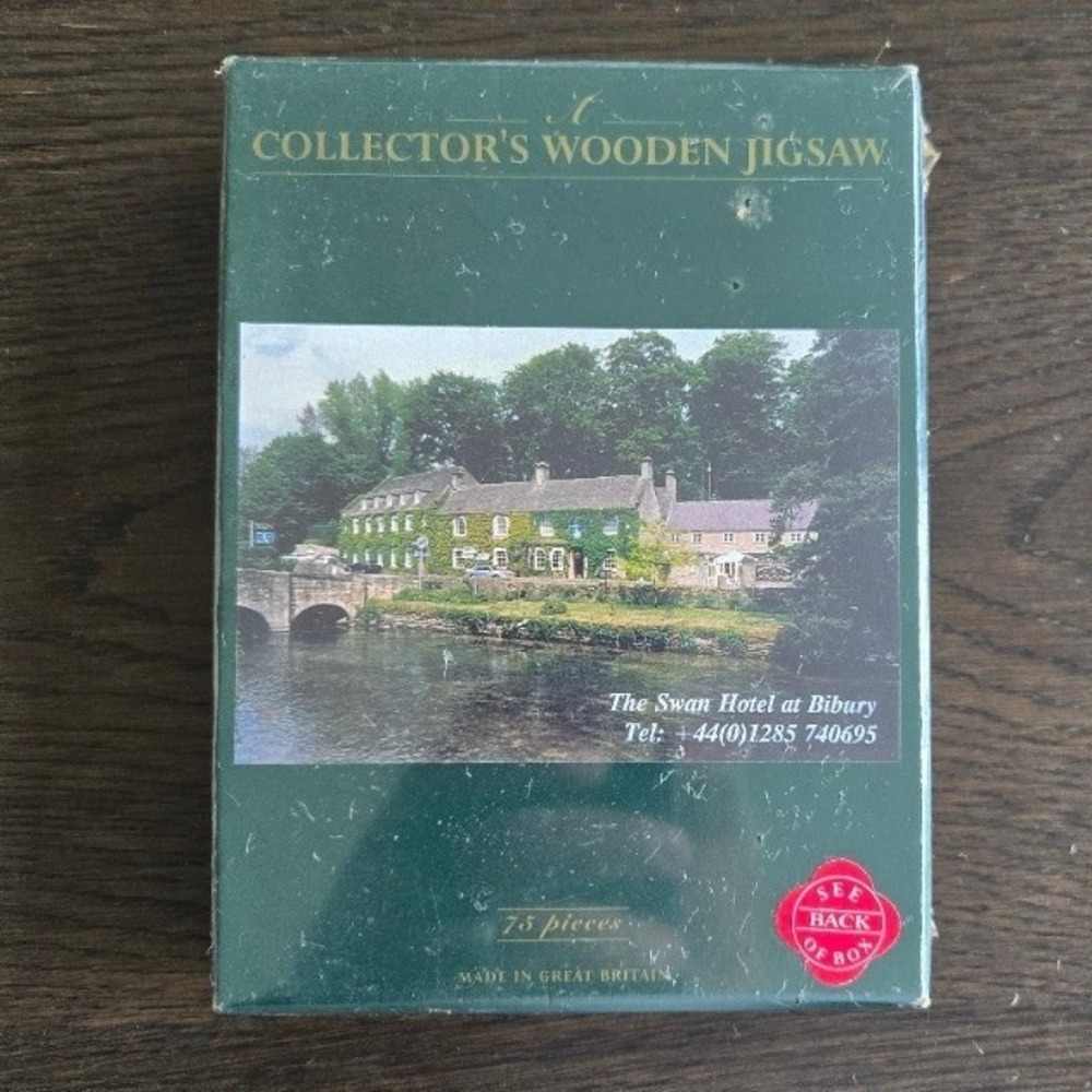 Wentworth Wooden Jigsaw Puzzle The Swan Hotel at Bibury 75 pieces New Sealed
